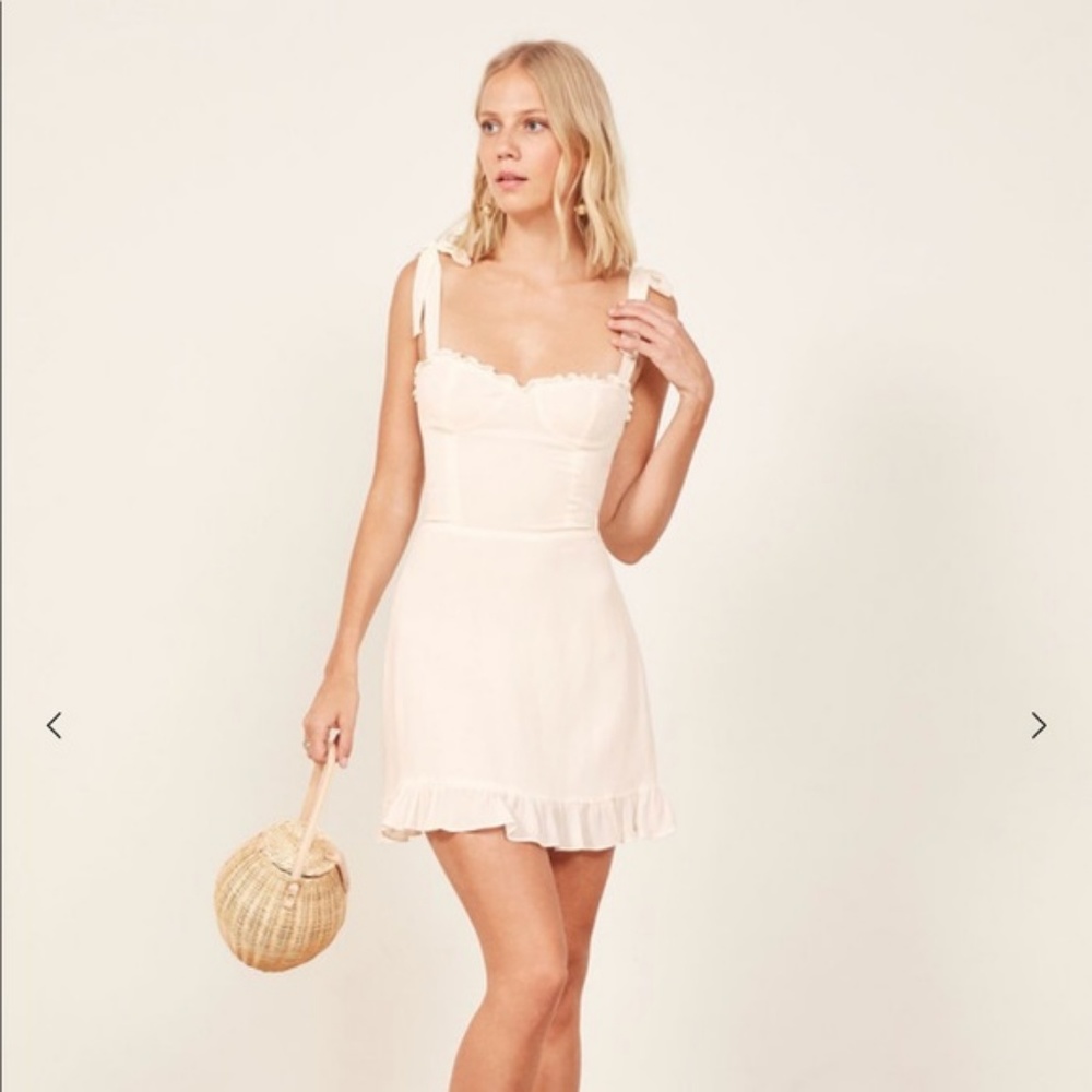 Reformation Christine Dress White
